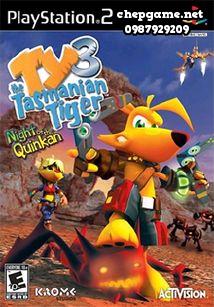 TY The Tasmanian 3 Tiger Night of The Quinkan
