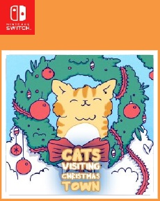 Cats Visiting Christmas Town