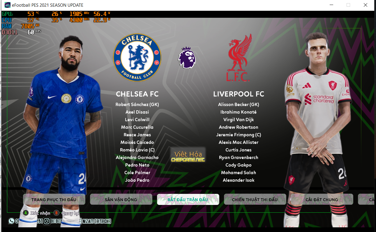 PES 26 BITBOX – REV1 VIỆT HÓA – BLTV PC - Chép Game Uy Tín tại ChepGame.net