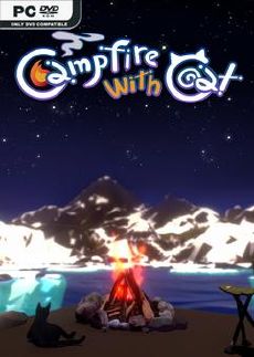 Campfire with Cat