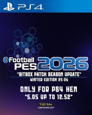 Tải Bitbox Patch PES 2026 Việt Hóa: Bình Luận Tiếng Việt  PS4-PS5