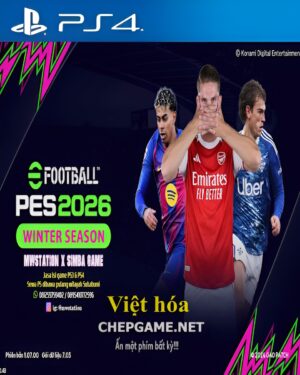 PES 2026 Monster Patch 7.03: Full Việt Hóa + Bình Luận Tiếng Việt [Link Tải]  PS4-PS5