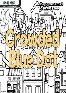 Crowded Blue Dot