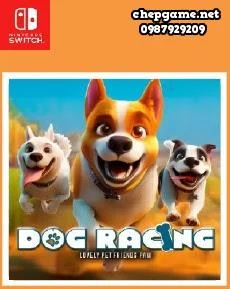 DOG RACING LOVELY PET FRIENDS PAW