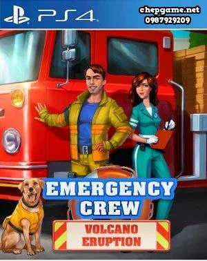 Emergency Crew Volcano Eruption