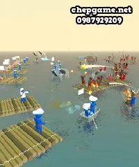 Stupid Raft Battle Simulator