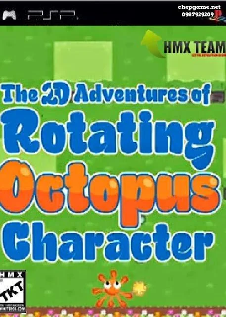 The 2D Adventures of Rotating Octopus Character