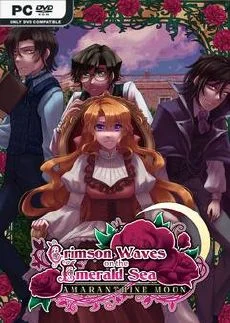 Crimson Waves on the Emerald Sea Amaranthine Moon