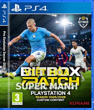PES 2026 Bitbox Patch Việt Hóa: Bình Luận Tiếng Việt PS4-PS5 - Chép Game Uy Tín ChepGame.net