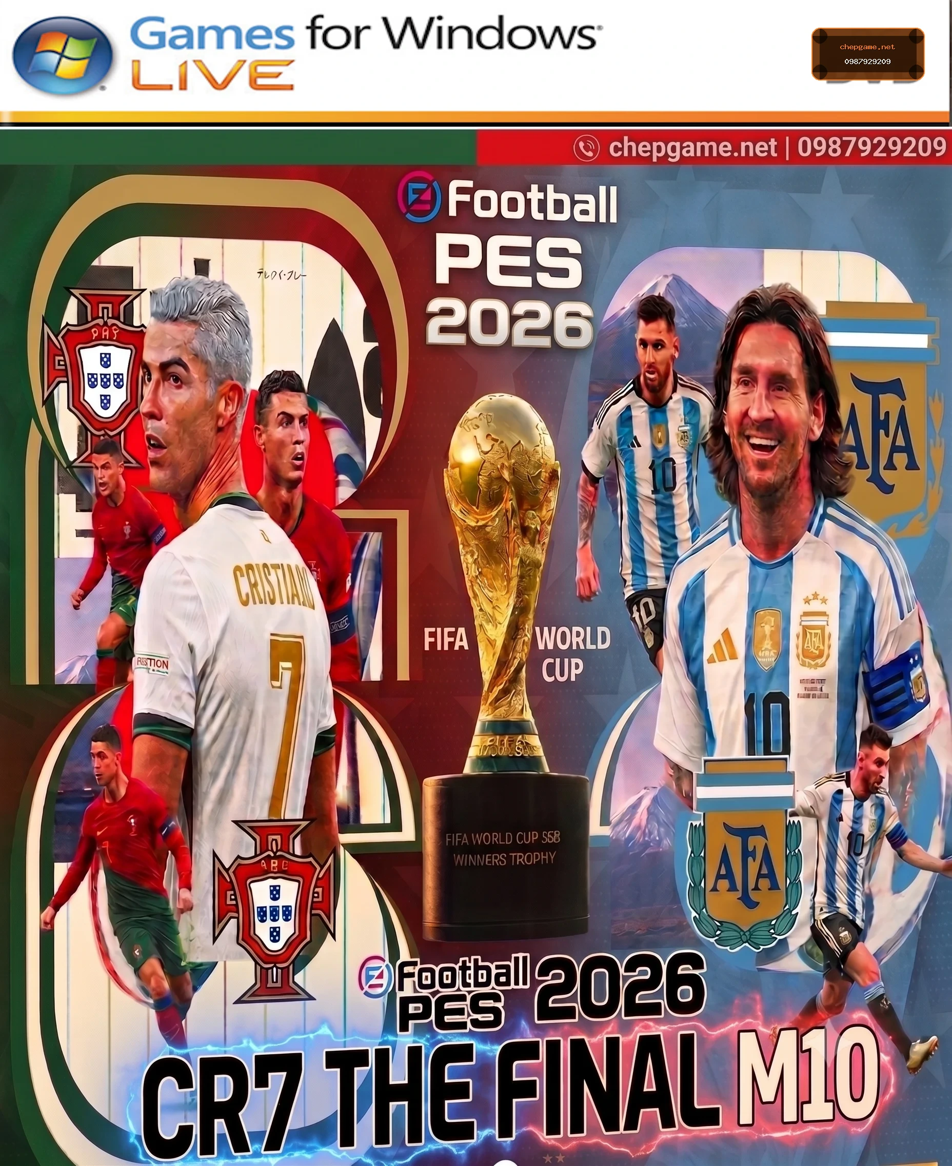 PES 26 ELEVEN WORLDCUP CHO PC - Chép Game Uy Tín tại ChepGame.net